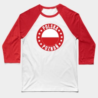 Poznań Polska Baseball T-Shirt